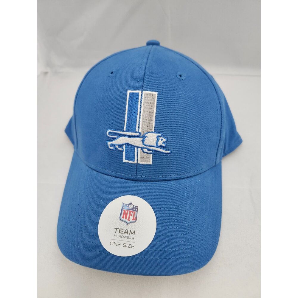 Detroit Lions Official NFL Team Headwear – Adjustable Cap – Blue